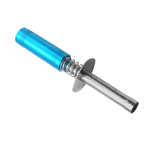 1/8 RC Car Glow Plug Igniter Starter 1/10 Nitro Engine Start Tool Support AA Batteries Power Compatible with 1:8 1:10 Scale Crawler Buggy Monster Truck Car Boat Plane Traxxas Tamiya Blue