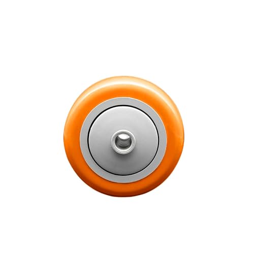 Service Caster Brand Replacement Wheel for Grainger Wheel 1KA89-3.5 Inch Orange Polyurethane Wheel Only with Precision Ball Bearing - 3/8" Bore - Fits Shopping Carts and Platform Trucks - color: 3.5" Wheel - Orange, size: 1KA89