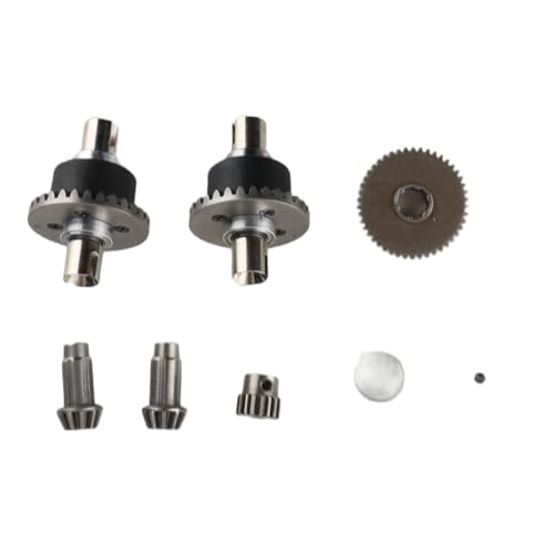 RC Differential Gear, RC Car Motor Gear Kit, 1/16 Scale Differential Assembly, High-Performance Transmission Parts for Off-Road Racing, Lightweight and Durable Components for Street Racing.