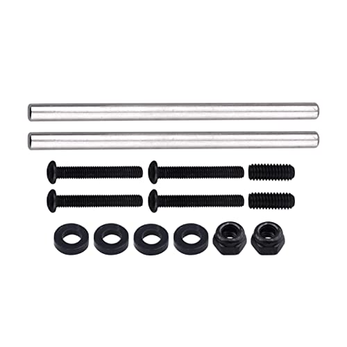 Aluminum Rear Lower Suspension Arms Set for ARRMA Mojave 6S BLX Upgrades 1/7 Scale Desert Truck, Replaces ARA330607 (Red)