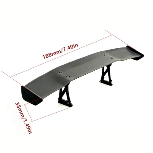 RC Car Parts Compatible with 1/10 for Universal RC Car Truck for Buggy for Hobby Model Upgrade Parts Special Material Spoiler Wing DIY