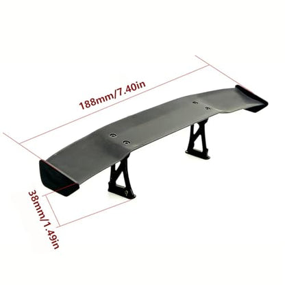 RC Car Parts Compatible with 1/10 for Universal RC Car Truck for Buggy for Hobby Model Upgrade Parts Special Material Spoiler Wing DIY