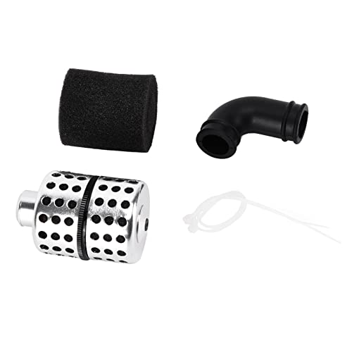 Aluminum Capped RC Air Filter for 1/8 Nitro Power Engine, Aluminum Alloy Air Filter with Water - Absorbent Sponge, Large Air Intake to Improve Speed and Engine
