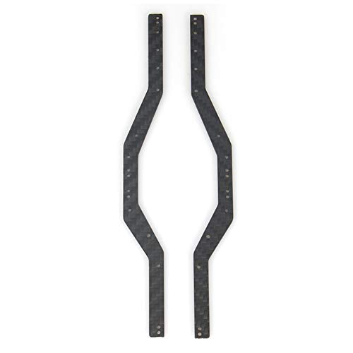 RC-Hub 2Pcs Carbon Fiber Frame Rails Left & Right Frame Chassis for 1/24 Axial SCX24 AXI90081 AXI00001 AXI00002 AXI00004 RC Crawler Car