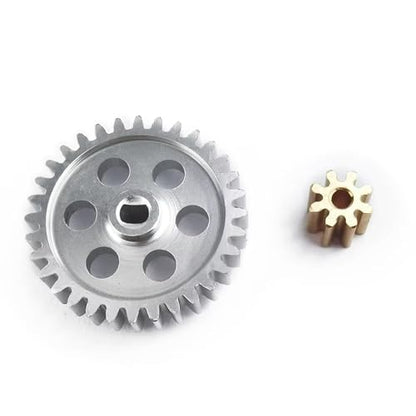 RC Cars Models Compatible with Axial for SCX24 90081 002 004 005 006 1/24 RC Crawler Transmission Gearbox Gears and Motor Gear Set 32T 8T