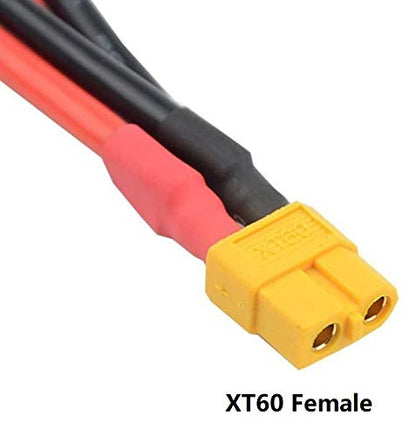 FLY RC 2pcs XT60 Parallel Battery Connector Cable Extension | Y Splitter, For DJI Phantom, RC Mode Helicopter, Quadcopter - style: XT60 Parallel Connector