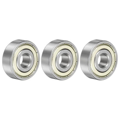 uxcell 3 Pcs 1614ZZ Deep Groove Ball Bearing 3/8" x 1-1/8" x 3/8" Double Metal Sealed, Chrome Steel Bearings - size: 1614ZZ 3/8" x 1-1/8" x 3/8"