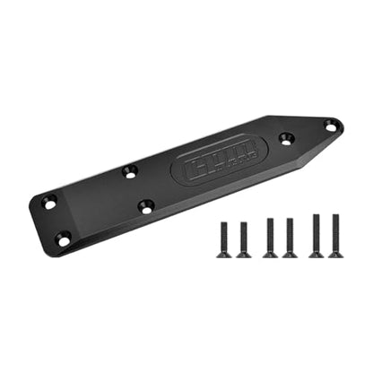 Aluminum 7075-T6 Alloy Front and Rear Chassis Brace for Arrma 1:8 Notorious 6S V6 / Outcast 6S Stunt Truck Upgrades - Black