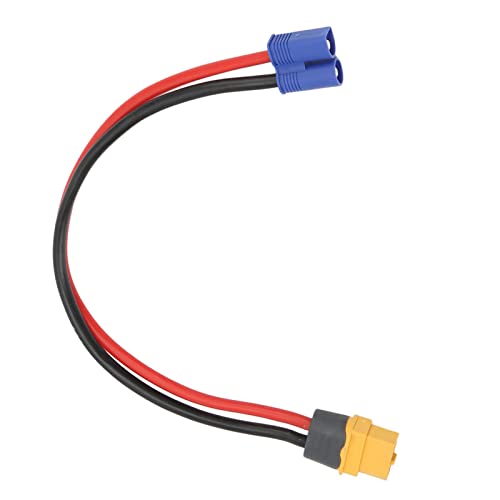 SWOQ Convenient and Convenient Resistance for EC3 malefemale connectors, EC3 Male Plastic Copper Cable for RC car