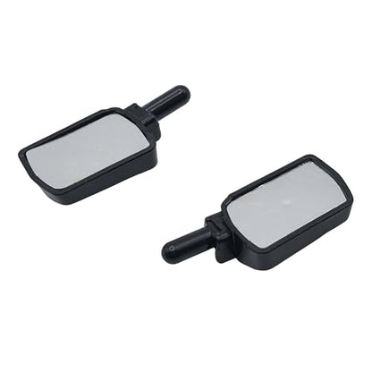 RC Crawler Body Shell Upgrade Part for 1/10 RC Crawler TRX4 SCX10 90046 AT4 Redcat GEN 8 Scout II (Side Mirrors Set,Black) - color: Side Mirrors Set,black