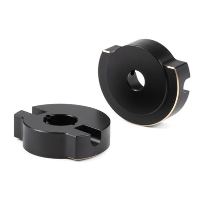 Brass Steering Knuckle Weights for Vanquish H10 Optic Sparco Yokohama RTR 1/10 RC Crawler Straight Axles Low Offset Upgrade (Rear Axle Tube Cap)