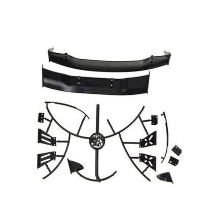 RC Accessory for 1/10 RC Drift Car Rear Drift Road Body Spoiler Wing for Universal Parts