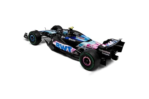 Solido 1:18 Scale Alpine F1 Team A524 Blue E.Ocon Brazilian GP 2024 Diecast Model Car S1814004