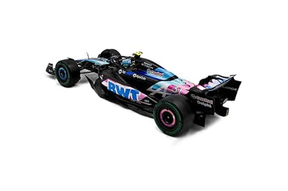 Solido 1:18 Scale Alpine F1 Team A524 Blue E.Ocon Brazilian GP 2024 Diecast Model Car S1814004