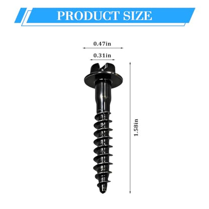 5PCS Car Air Filter Box Screws, Carbon Steel Vehicle Filter Housing Retainer Bolts Kit, Auto Air Box Cleaner Intake Fixing Screw Replacement, Compatible with Denali Journey Caliber