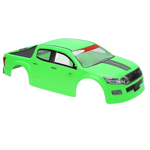 1/10 RC Truck Body Shell Exquisite Craftsmanship with Clear Patterns for Enhancing Fun and Personal Style in PVC (Green) - color: Green