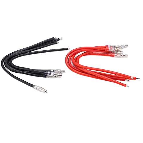 RC Motor Cable, 10Pcs Brushless Motor Connector Cable, RC Banana Extension Wire for Car Scx10 D90, 380/390 / 540/550 / 775/795 Brushed Motors