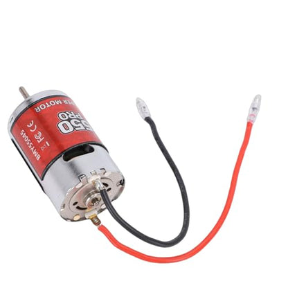 Zunate 550 45T Brushed Motor for RC Crawler Car and Boat, Stainless Steel Cover with Copper Components for Stable Power Output and Consistent Performance Specs
