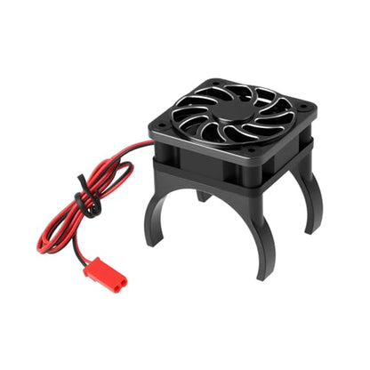 2Pin GPM High Speed Cooling Fan Compatible with TRAXAXAS Mini XRT BXL XS（108076-1） 36mm Black - color: Black