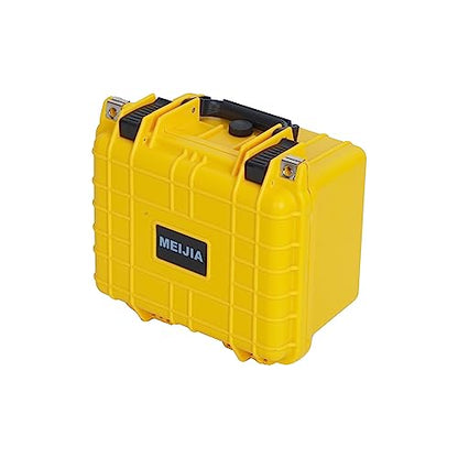 MEIJIA Portable All Weather IP67 Waterproof Camera Case,hard case with Customizable Fit Foam,Fit Use of Drones,Camera,Equipments,10.62 x9.68x6.87inches (Yellow) - color: Yellow, size: 10.62 x 9.68 x 6.87 inches