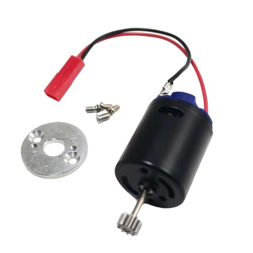 Yiju RC Car Motor Powerful 370 Brushed Motor with Holder Base Remote Control Vehicle Accessories Sturdy Metal Components Spare Parts Replacement Suitable, Style C - size: Style C