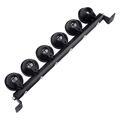 110mm 1/10 RC LED Light Bar Roof LED Lamp Kit 6 Lights LEDs for TRX4 Traxxas Slash 4x4 2WD Stampede SCX10 & SCX10 II Redcat Gen7 Gen 8 Crawler Car Truck