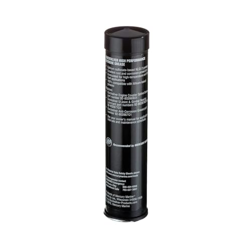 Quicksilver 8M0071837 High Performance Extreme Grease/Lubricant with PTFE, 3-Oz. Cartridges, Pack of 3 - size: 3 oz Cartridge (Pack of 3)