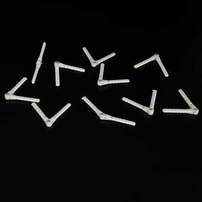 10PCS RC Airplane Plastic Pin Hinge for RC Plane Helicopter Aircraft DIY Model Plane Fix Wing Parts (2.5x48mm) - style: 2.5x48mm