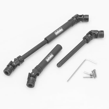 daitoku Steel Centre Drive Shaft CVD Driveshaft Upgrade Parts 105-155mm for 1/10 Axial SCX10 Redcat Gen7 /Pro RC4WD D90 RC Crawler Car (2PCS)