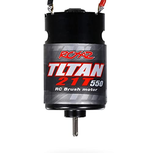 550 Brushed Motor 12T 21T 29T 35T for for 1/10 RC Scale Rock Crawler Off-Road Car TRAXXAS TRX4 TRX6 Redcat Axial SCX10 (550, 21T Brushed Motor) - style: 550, 21T Brushed Motor