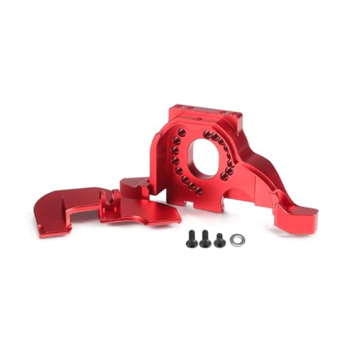 Aluminum Alloy Motor Plate Upper Spur Gear Cover for 1/10 RC Car Crawler TRX4 Chassis Bronco Defender Sport K5 TRX6 8290 Upgrade (Red Full Set) - color: Red Full Set