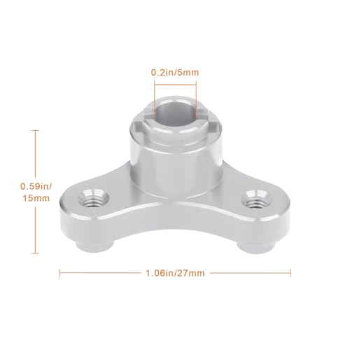 Metal Aluminum Alloy RC Slipper Clutch Eliminator for Traxxas 1/10 Stampede/Slash VXL / XL5 2WD (Silver) - color: Silver