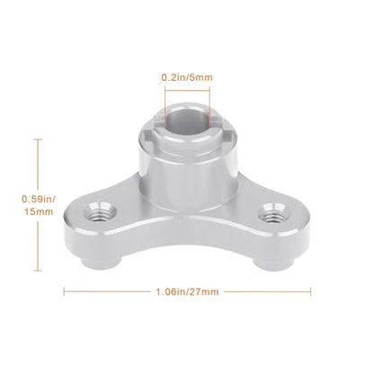 Metal Aluminum Alloy RC Slipper Clutch Eliminator for Traxxas 1/10 Stampede/Slash VXL / XL5 2WD (Silver) - color: Silver