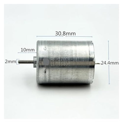 1pcs RF-370CB-081100 Motor DC 12V 1850RPM Mute Mini 24mm 370 Electric for Car Air Conditioning Damper Actuator