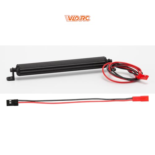 RC Light Bar 20 LED 4.5 Inch Aluminum RC Lights RC Crawler Accessories for Axial SCX10 Traxxas TRX4 TRX4M Arrma Senton Redcat GEN7 1/10 1/18 Scale Rock Crawler Truck (4.5inch) - size: 4.5inch