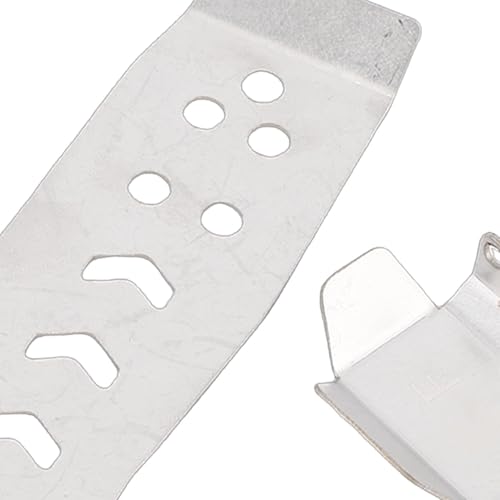 RC Chassis Armor Set Fit for VS4-10 Phoenix 1/10 RC Crawler Upgrades Parts with RC Front Rear Axle Protector Skid Plate