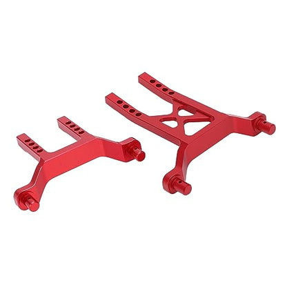 Keenso Aluminum Alloy Front Rear Body Mounts, Shell Post for LaTrax Teton 1/18 RC Car Upgrade Parts (Red) - color: Red