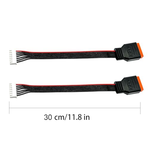 4Pcs JST-XH Balance Cable 2-6S 3S Lipo Battery Balance Charger Extend Expansion Plug Leads Adapter Conversion Line for RC Vehicles Lipo Battery Charging - style: 2pcs 10cm +2pcs 30cm