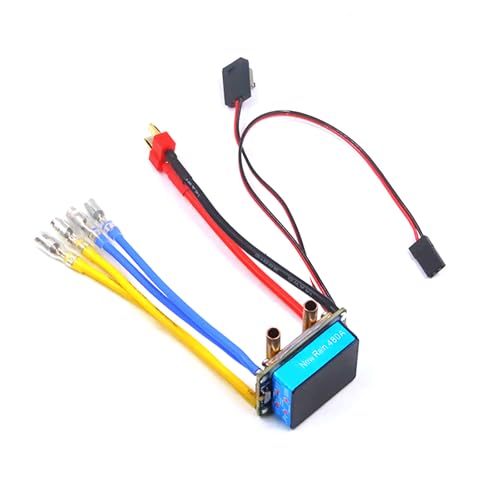 Brushed ESC Dual Motor Speed Controller High Voltage Waterproof for 380 540 550 775 Brushed Motor RC Car - size: 480A