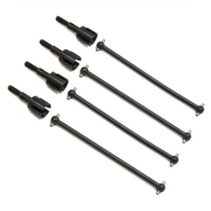 RC Car Drive Shafts Compatible with HSP 94111 94108 94170 08029 02033 1/10 RC Car Parts 4Pcs Steel Dogbone Drive Shaft & Wheel Axle Replacement
