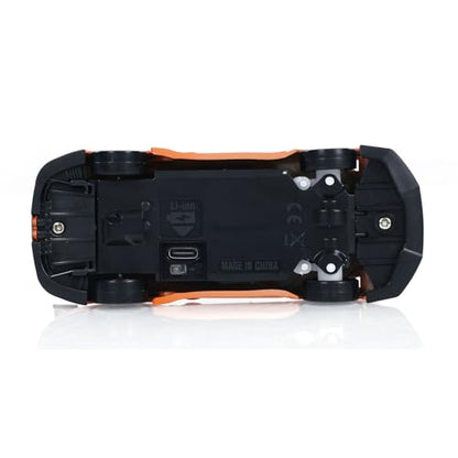 TOUCAN RC HOBBY US in Stock 1/43 Mini RC Drift Car Raceing Toy Radio Lights Traffic Safety Cone Without a Gyro Orange - color: Orange