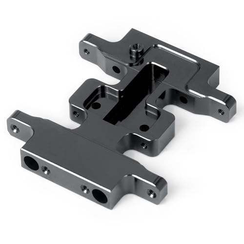 1/24 Skid Plate Transmission Mount for 1/24 RC Crawler Axial SCX24 All Series (Black)