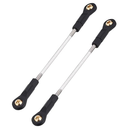 MECCANIXITY 4Pcs Adjustable Turnbuckles Camber Links, 99-109mm Turnbuckle Rod Steering Servo Linkage with M3 Ball Head Rod Ends for RC Car Replace Parts DIY - size: 99-109mm