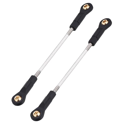 MECCANIXITY 2Pcs Adjustable Turnbuckles Camber Links, 99-109mm Turnbuckle Rod Steering Servo Linkage with M3 Ball Head Rod Ends for RC Car Replace Parts DIY - size: 99-109mm
