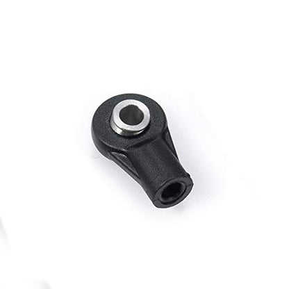 QUE-T 10pcs M3 Plastic Ball Head Link Rod Ends Joint Linkage for 1/10 RC Axial SCX10 Crawler Car (C) - style: C
