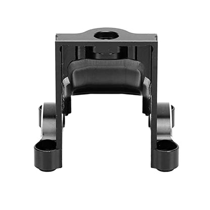 TUORE Front Rear Differential Cover, 2pcs Replacement Light Weight High Strength Aluminum Alloy RC Car Gearbox Housing for RC Car (Black)