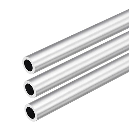 DMiotech 3Pack (15mm OD x 10mm ID) 6063 Aluminum Round Tube 300mm Length Industry Metal Tubing for Machinery Frame Construction DIY Projects - size: 15mm x 10mm x 300mm
