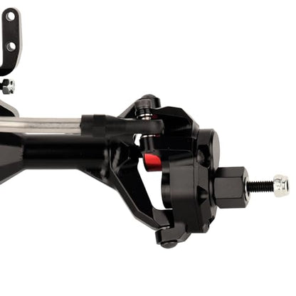 1/10 CNC Aluminum Alloy Integrated Front & Rear Portal Axle for SCX10 II Element Enduro GEN8 RGT EX86100 90046 90047 RC Crawler Upgrade Part (Black)