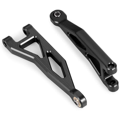 Rear Upper&Lower Suspension Arms for ARRMA 1/18 Typhon Granite Grom | 380 Brushed 4X4 Monster Truck 4 PCS/Set Black Aluminum Upgrades Parts - color: Black