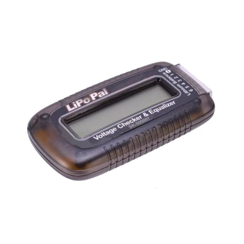 2-6S LiPo Battery Voltage Checker Equilizer Capacity Display Voltage Indicator Self Voltage Balancer for RC Car